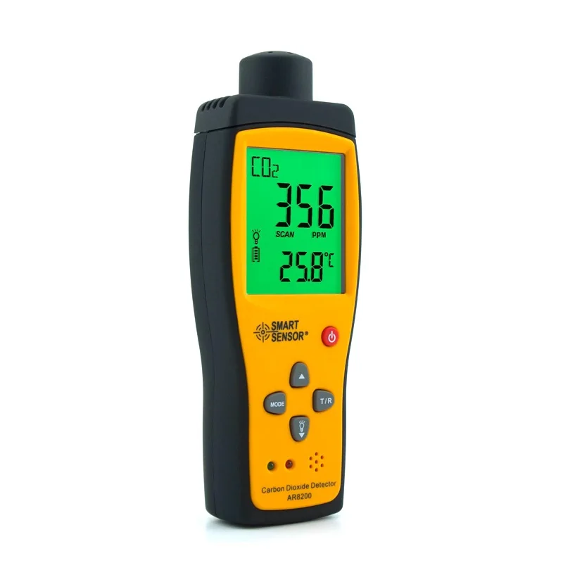 

AR8200 Professional Gas Analyzer CO2 Meter Monitor Gas Detector Carbon Dioxide Detector Indoor Air Quality Monitor CO2 Tester