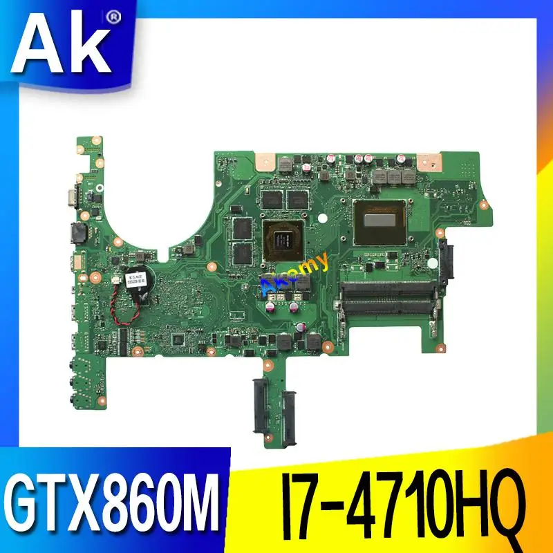 AK G751JM материнская плата REV2.2 для For Asus G751J ноутбука 100% протестирована с I7 4710HQ/i7 4720HQ