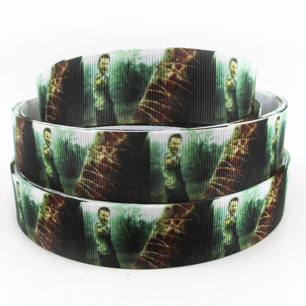 

1"(25mm) music movie high quality printed polyester ribbon 10 yards,DIY handmade materials,wedding gift wrap,10Yc447