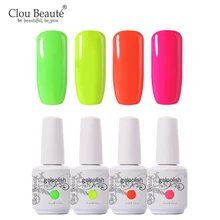 Clou Beaute 4pcs UV Nail Gel Lak Polish Red Wine Nude Pink Gel Nail Polish Neon Color UV Lacquer Soak Off Varnish UV Gel Polish Clou Beaute 4pcs UV Nail Gel Lak Polish Red Wine Nude Pink Gel Nail Polish Neon Color UV Lacquer Soak Off Varnish UV Gel Polish
