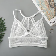 Woman sexy Bra Underwear Female Fashion font b slim b font patchwork lace transparent hollow out