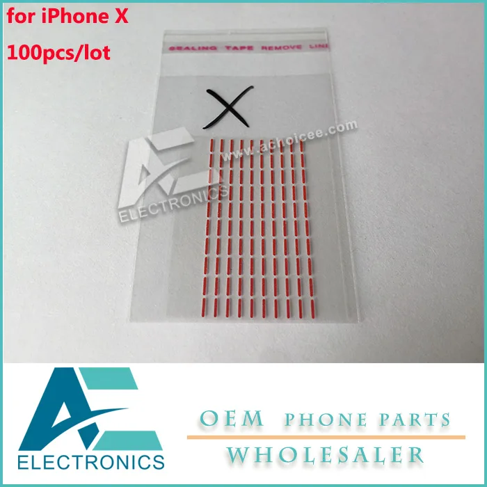 

water damage sensor stickers Waterproof Adhesive Water Sensitive Sticker for iPhone X 8 Plus 7 7plus 6 6p 7p 8p 100pcs/lot