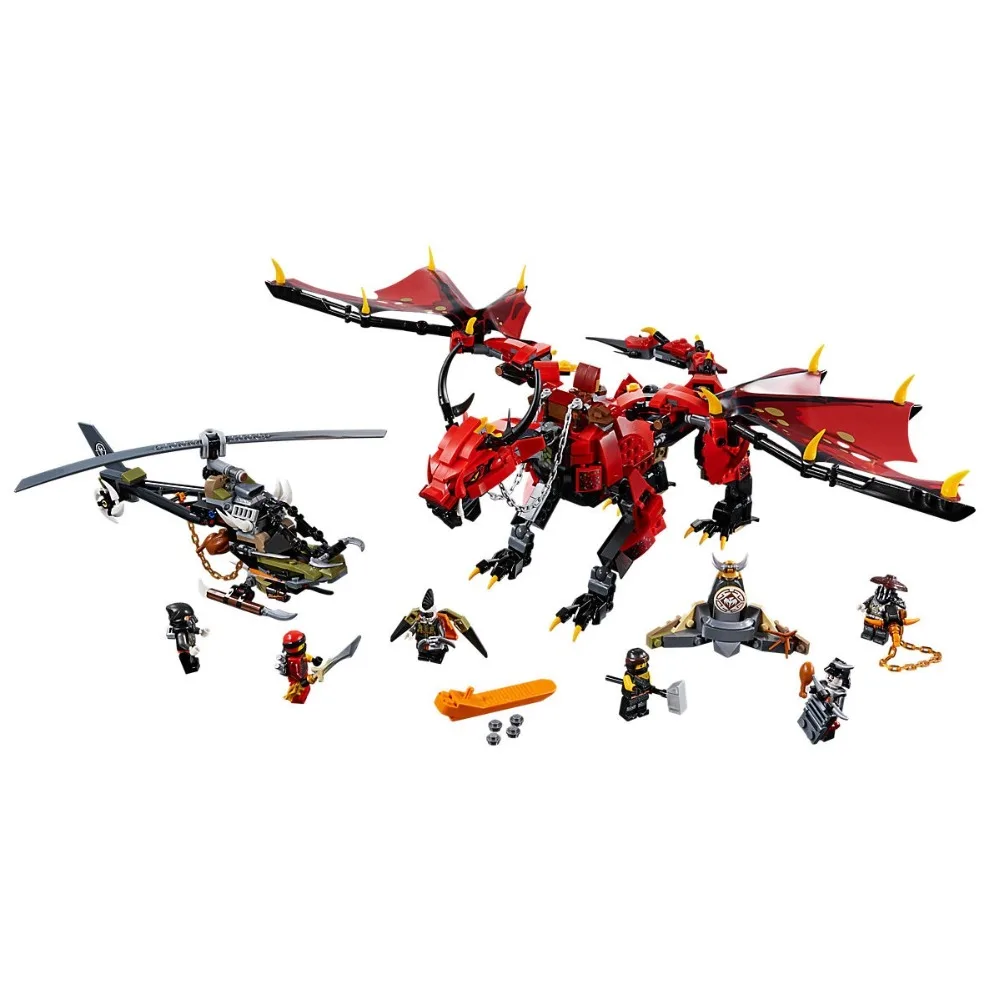 

Firstbourne Compatible Legoe Ninjagoe 70653 Model Building Blocks Bricks toys for Childrens kid gift 988Pcs