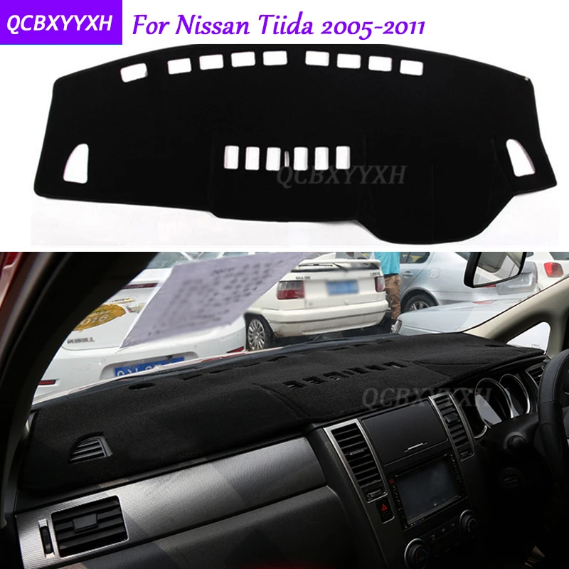 Для Nissan Tiida 2005-2011 коврик на приборную панель защитный интерьер Photophobism коврик тент подушка для автомобиля Стайлинг авто аксессуары