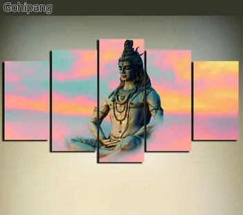 

Shiva India Lord Religion Buddha Canvas Art Unframed Painting Modern Artwork Living Room Decor Cheap And High Quality Painting