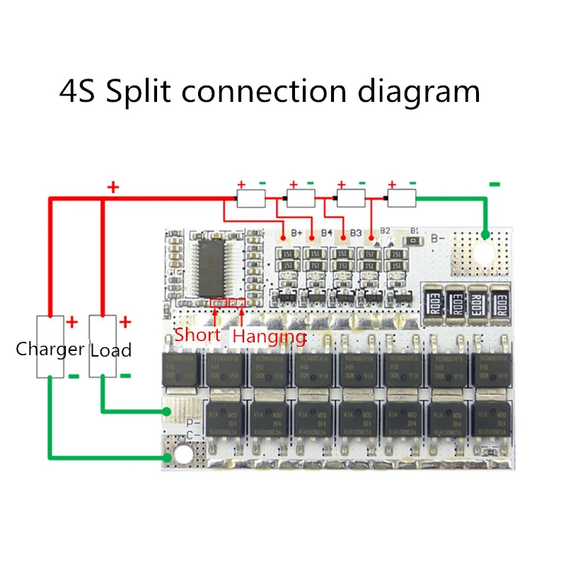 Bms 12 V 16,8 V 21 V 100A Li-Ion Ternary литиевая батарея Защитная плата с балансом Pcm 18650 Lipo Bms Защита Pcb