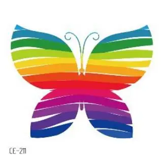 

Temporary Tatoo Fake Tattoo Sticker Rainbow Face Hand Foot Tattoos Stickers Tatouage Waterproof Tatto For Kids Men Women Girl