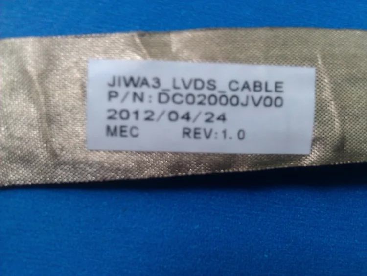 Новый гибкий ЖК кабель для ноутбука Lenovo N500 G530 P/n: DC02000JV00|lcd cable|laptop flex cablelaptop cable |