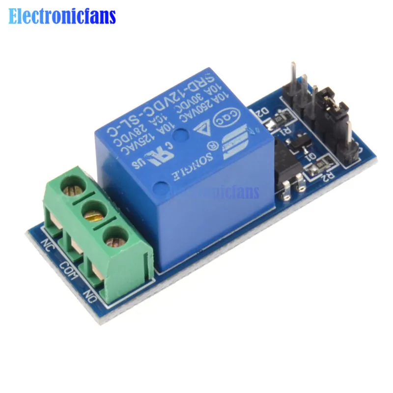 12 В 1-канальный релейный модуль Optocouple Щит платы для PIC AVR DSP ARM MCU | Электронные