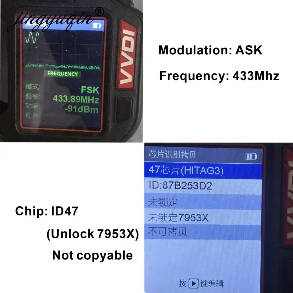 JINGYUQIN CAR SMART REMOTE KEY FIT FOR KIA K4 KX3 SPORTAGE SORENTO RIO AFTER 2016 YEAR ID47 CHIP 433MHZ CONTROL KEY