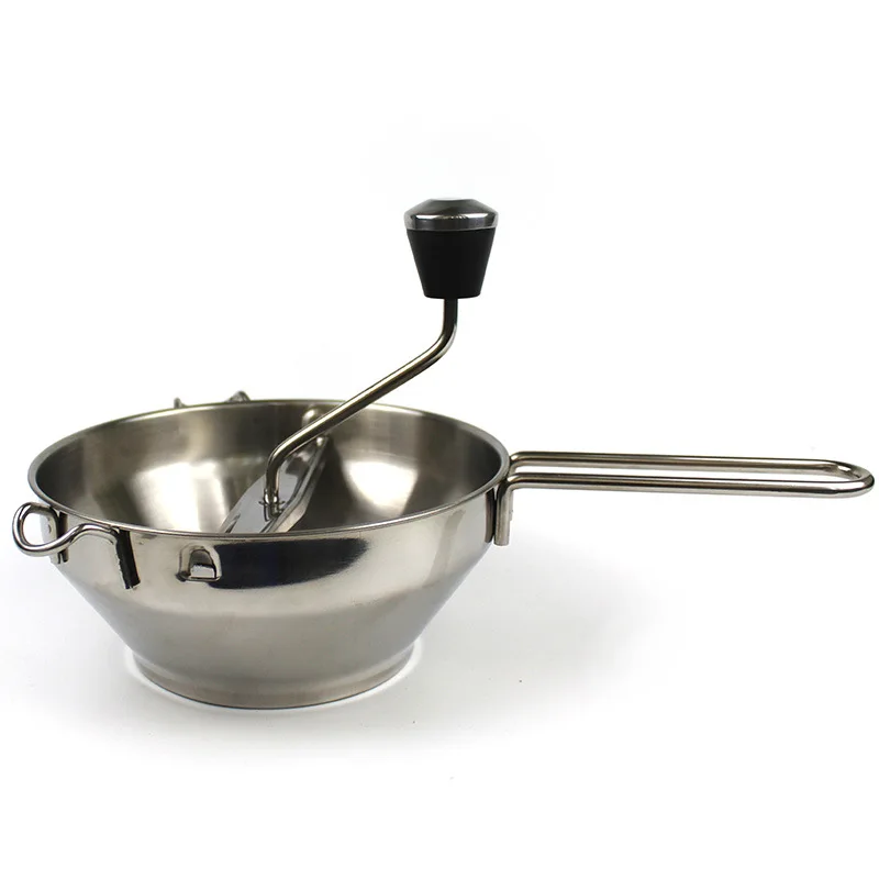 

Stainless Steel Food Mill with 3 Interchangeable Disks, for Making Puree or Soups of Vegetables, Tomatoes, Applesauce Food-Grade