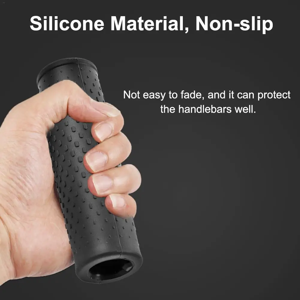 2PCS Scooter Silicone Handlebar Grips Anti-skid Soft Rubber Bar Grips for Xiaomi Scooter M365 Accessories