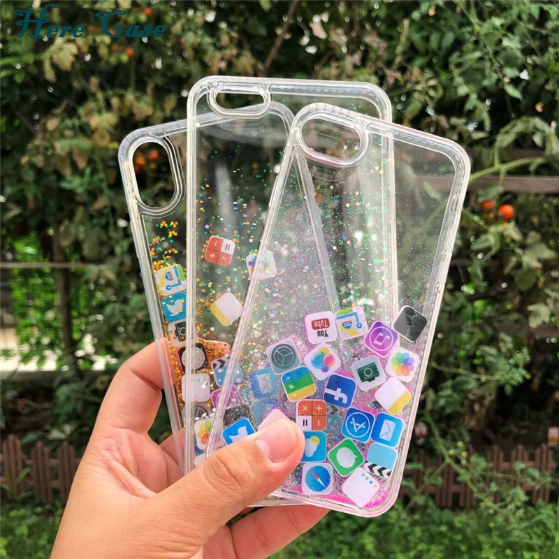 DISCASE-Stylish-Funny-Mobile-Application-Icons-Phone-Case-For-iphone-X-8-7-6-6s-plus (4)