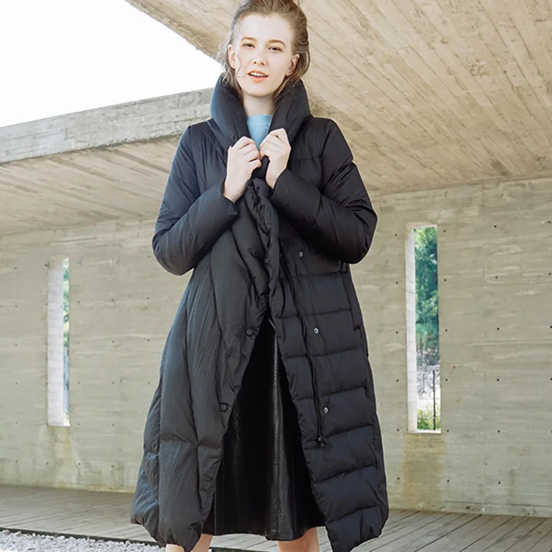 Heizle Down Coat Female Winter Parka 2018 Winter Down Jacket 90% Duck Down Loose Women Down Coats Female Warm Outerwear