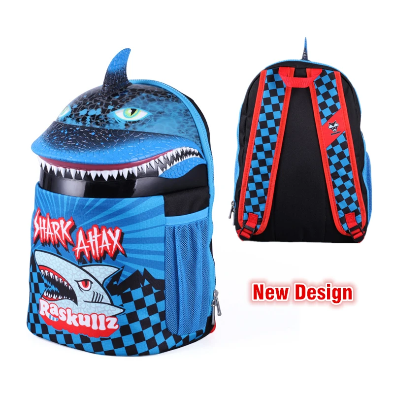 

New Design Cycling Kids Cartoon Bag Children Ultralight Riding Bags For Boys&Girls Outdoor Sports Students Lovely Shark Backpack