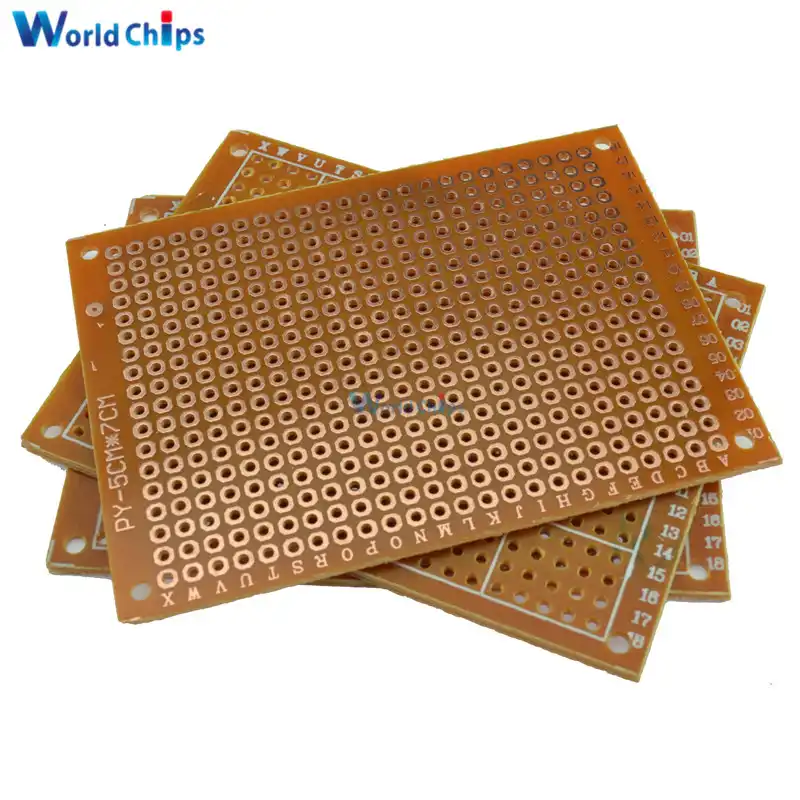 DIY Прототип Бумага PCB универсальный совет 5*7 см см|Двусторонняя печатная плата| |