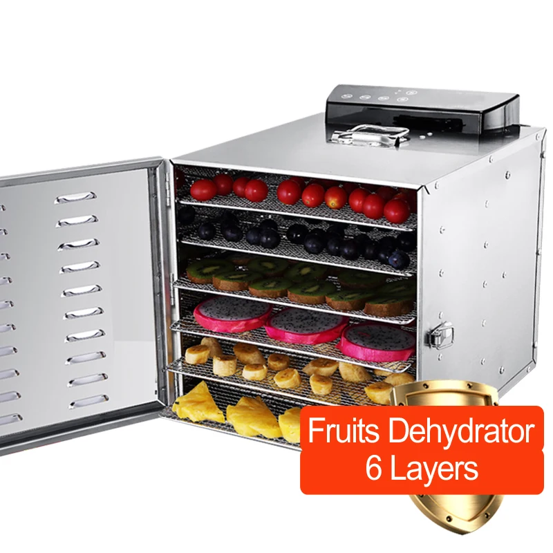fruit dryer dehydrator vegetable drying machine stainless steel commercial meat herbal tea fish