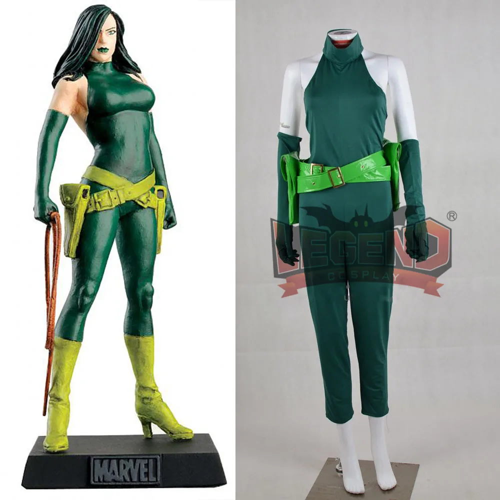 

viper cosplay costume comics viper green jumpsuit costume custom made DRESS