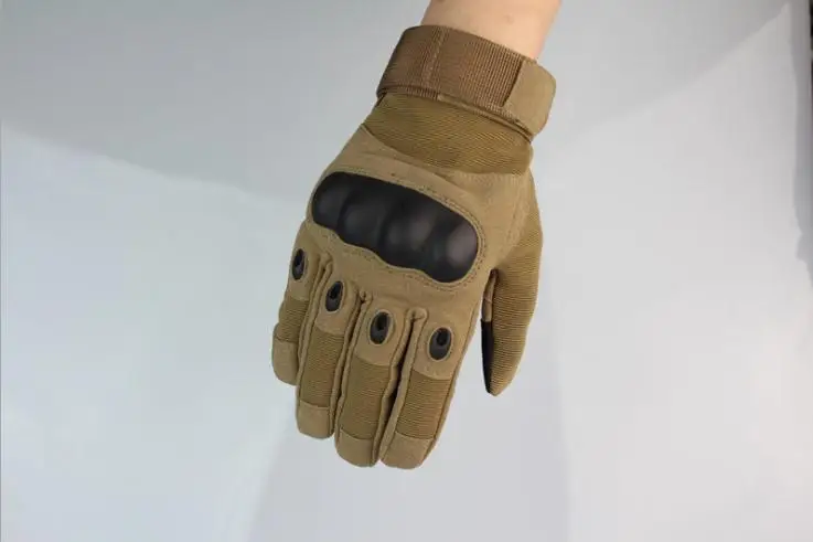 Перчатки для спорта на открытом воздухе, приятные на ощупь полный палец тактический военный Сенсорный экран перчатки A20 мотоцикла велосипедные гоночные перчатки - Цвет: Khaki