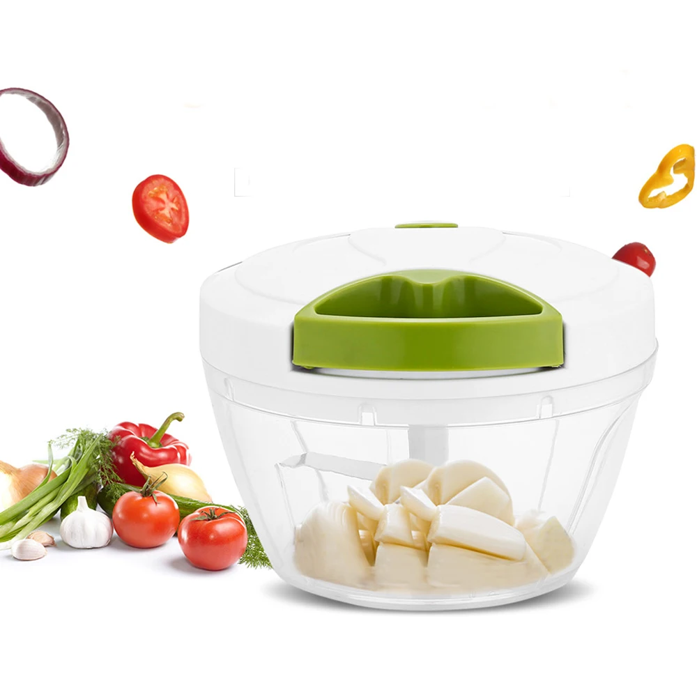 Manual Food Chopper Mincer Blender To Chop Fruit Vegetable Herb Onion