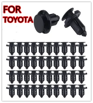 

100x 9mm Size Plastic Screw Rivet Push Panel Trim Clips For Toyota Corolla Camry Solara Celica Celsior Century Corolla Fielder