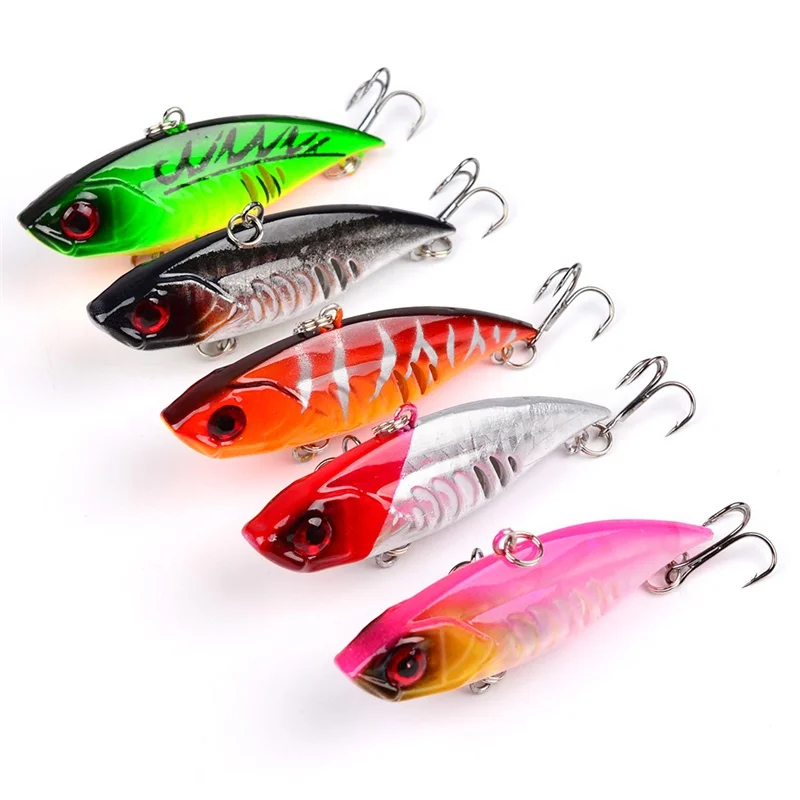

Bionic plastic Sea fishing lure Trembling VIB Artificial fishing gear Fake Hard bait 65mm 11g Sinking Swimbait Wobblers