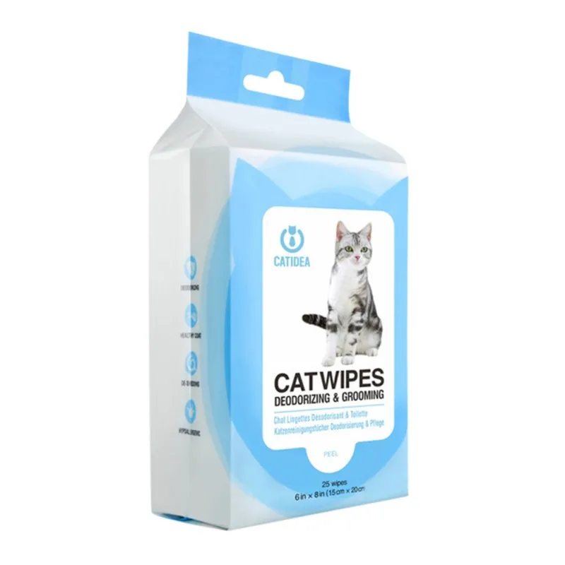 ПЭТ-полотенце продукта гипоаллергенные салфетки для кошек дезодорирующие салфетки для ухода за лапами для тела Butt Eye Stain Remover