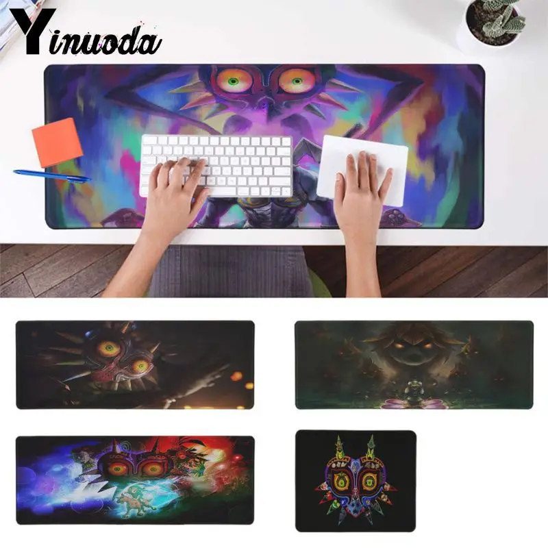 Yinuoda легенда о Зельде больших маска резиновая PC Компьютерная Мышь pad офисные мыши