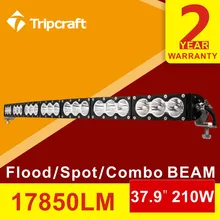 38 inch 210W 12V 24V Curved LED Light Bar Headlight Driving Work Boat font b Car