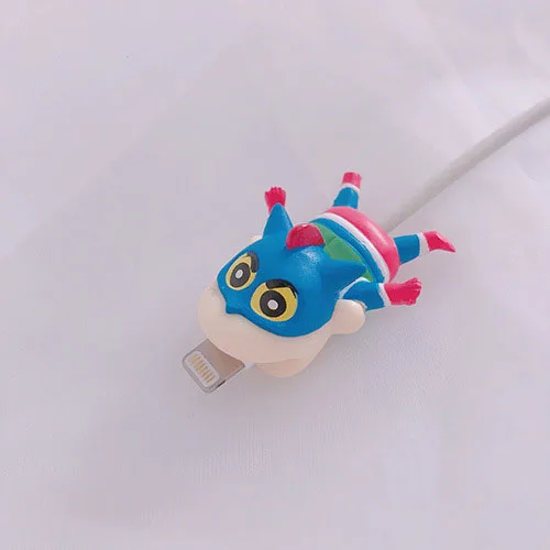 Новейший кабель аксессуар кабель животные укусы мультфильм USB зарядное устройство кабель для передачи данных Шнур протектор для iphone 8 7 6 USB кабель защиты