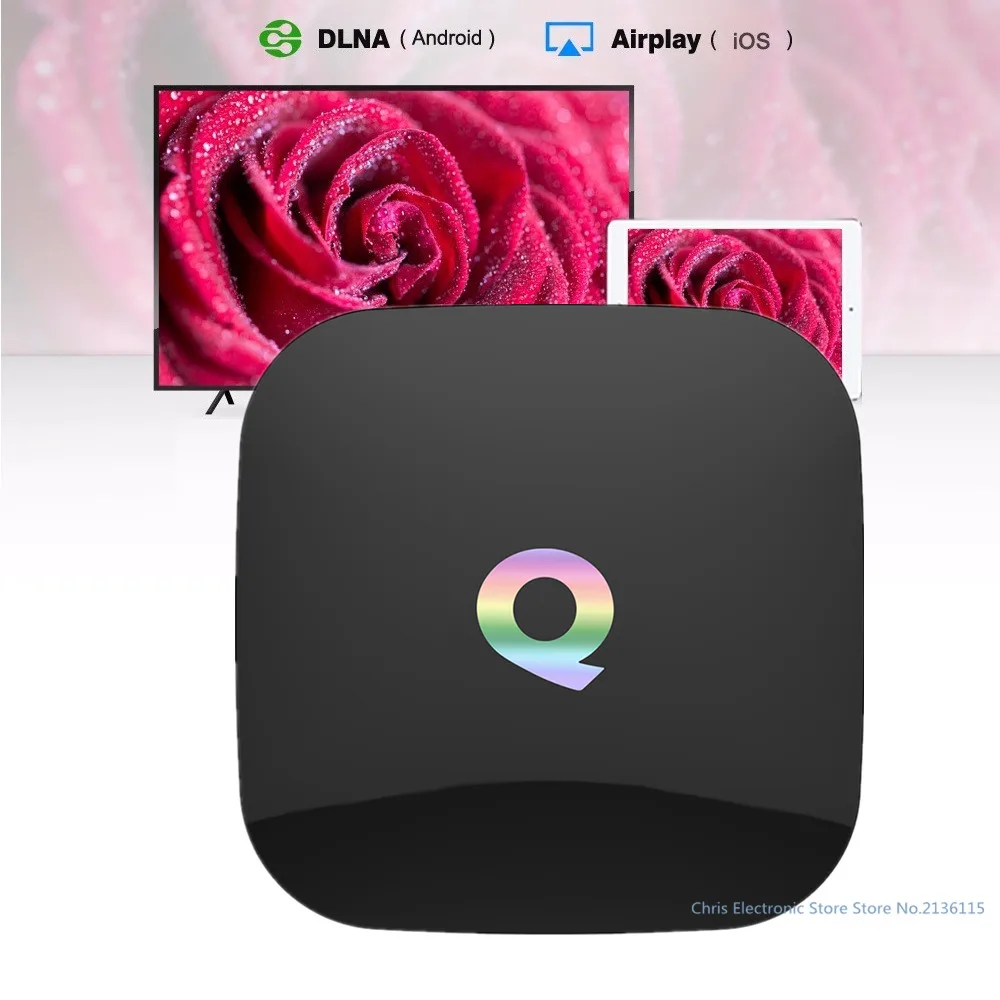 

Mesuvida Genuine Sunvell Q Box Android 5.1 TV BOX Amlogic S905 2GB 16GB 64Bit Smart TV Box Dual Band WiFi BT4.0 Online IPTV