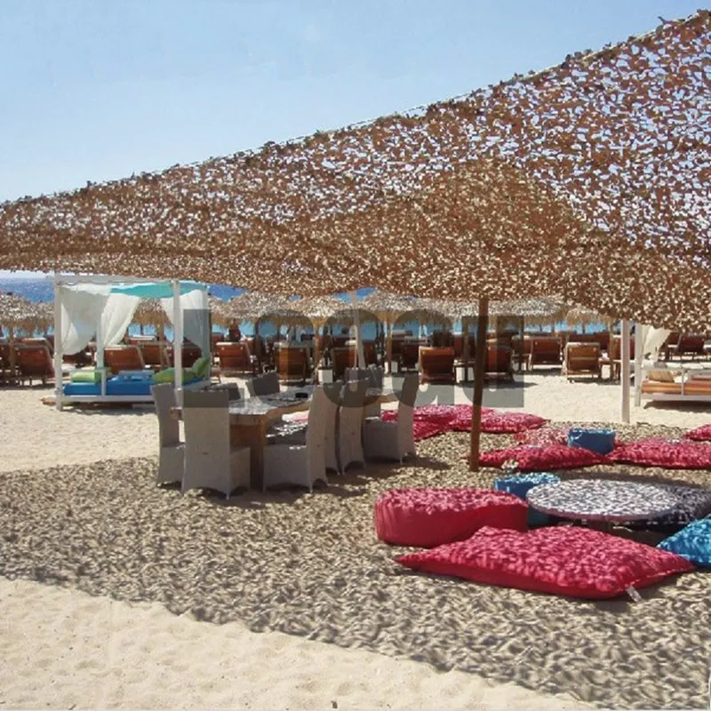 2*1.5 M قماش القنب العسكرية التمويه المعاوضة الشمس المأوى السياحية خيمة للشاطئ 150D البوليستر الشمس المأوى سيارة-يغطي خيمة التمويه صافي