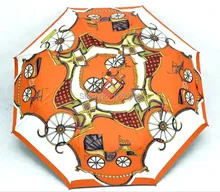 Mode nouvelle création royal wagon entièrement automatique parapluie adulte femme anti-uv pliant soleil pluie parapluie en plein air durable parapluie