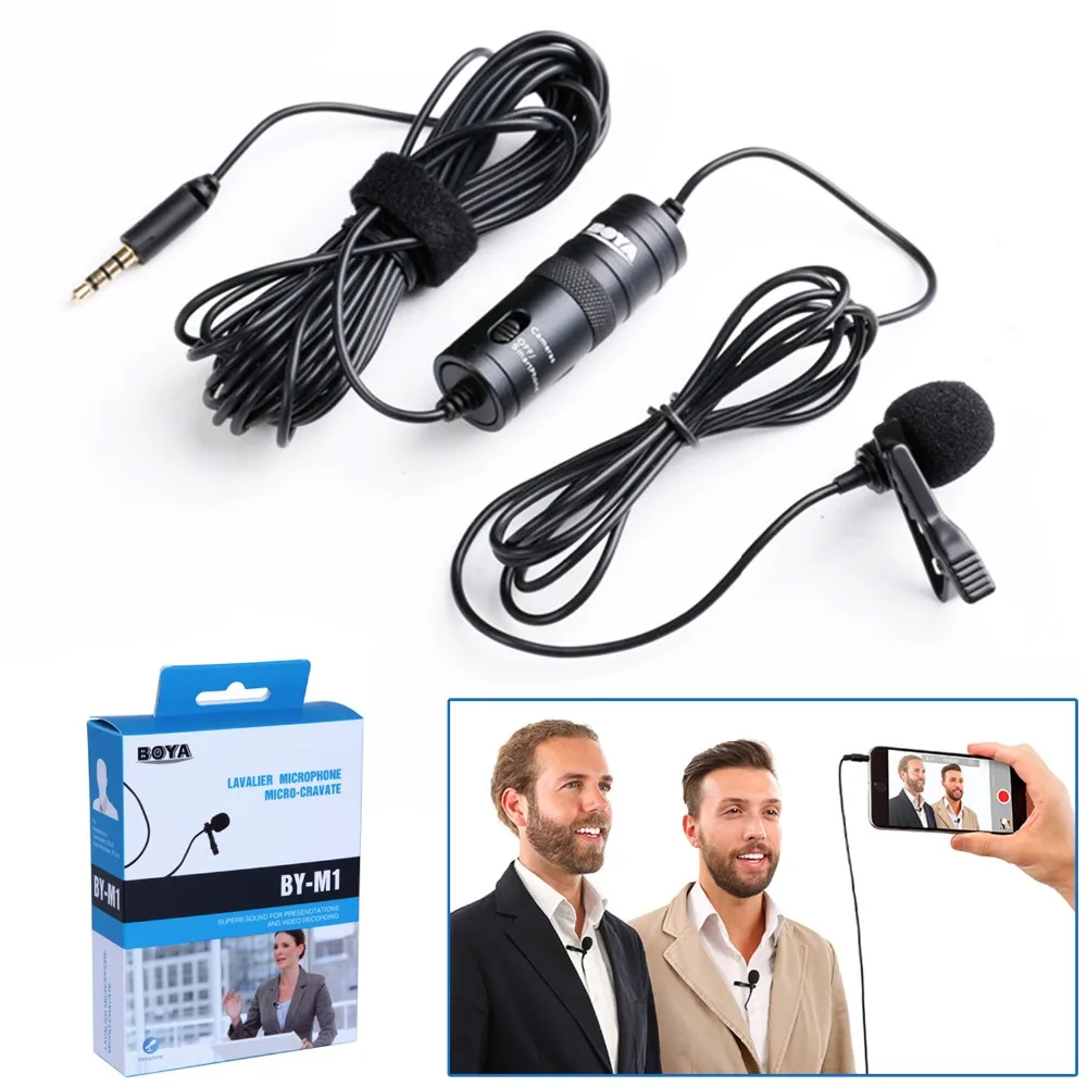 BOYA BY-M1 Omni Directional Lavalier Microphone 2 BOYA BY-M1 Omni Directional Lavalier Microphone 2