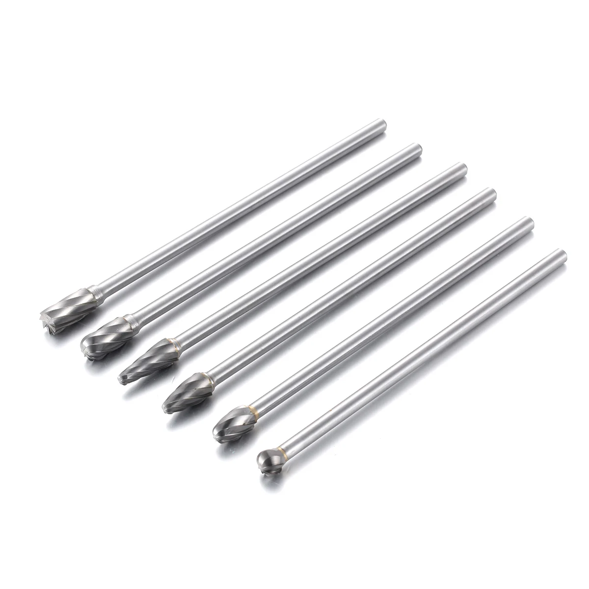 

6Pcs/set 6mm Rotary Tools Single Blade Alloy Rotary Cutter Burs For Dremel Rotary Tool Drill Bits Grinding Tool