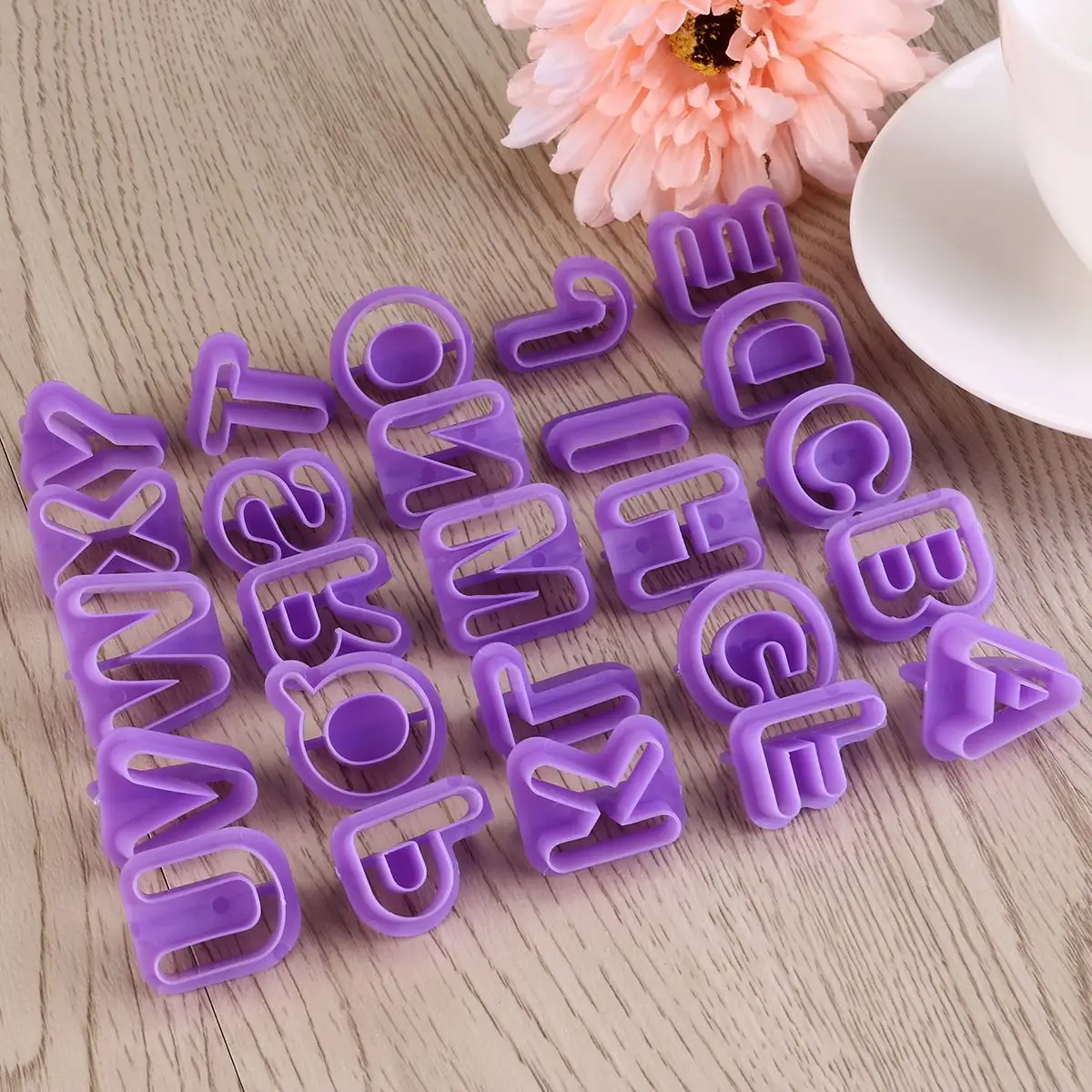 

40pcs Alphabet Number Letter Cake Mould Cookie Cutter Set Mold Fondant DIY Baking Tools Accessories
