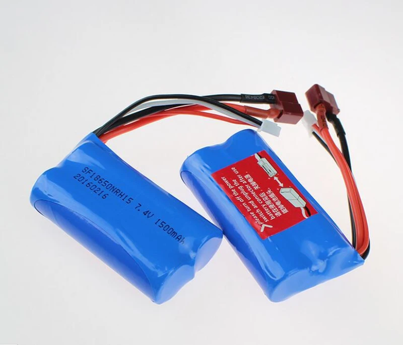 Hot sell high quality 2pcs 7.4V 1500 mAh recharge Battery spare parts