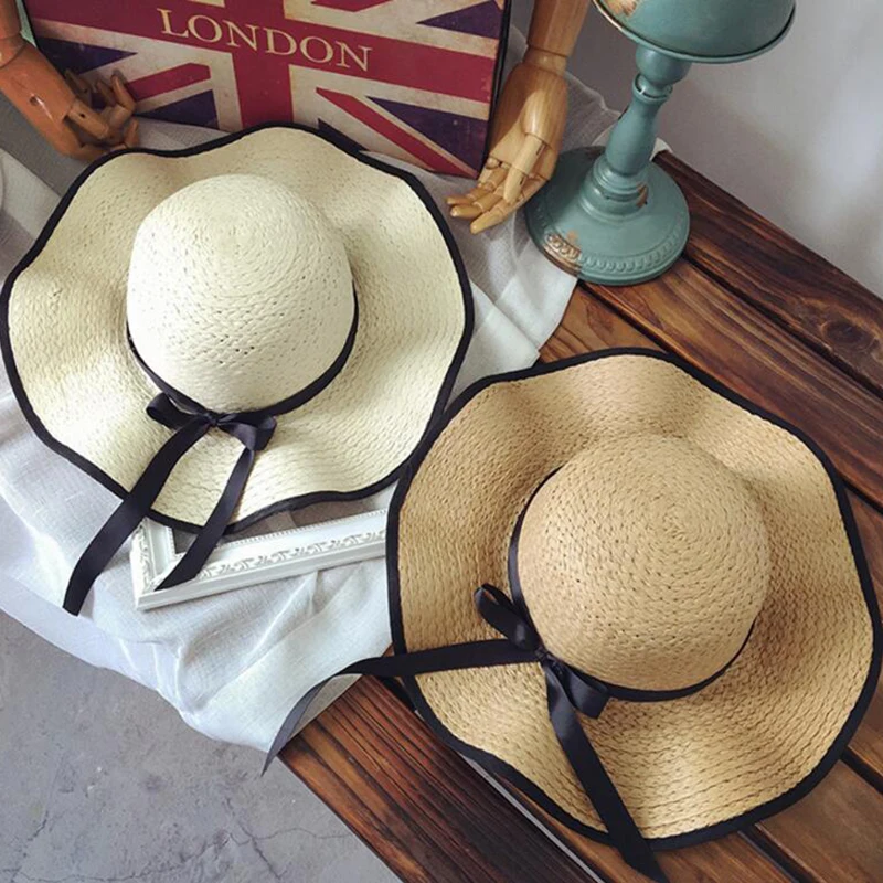 ثلاثي القطبية المرأة قبعة الشاطئ قبعات 2018 بنما الصيف القش الإناث قبعة الصيف القبعة القش قبعة السيدات