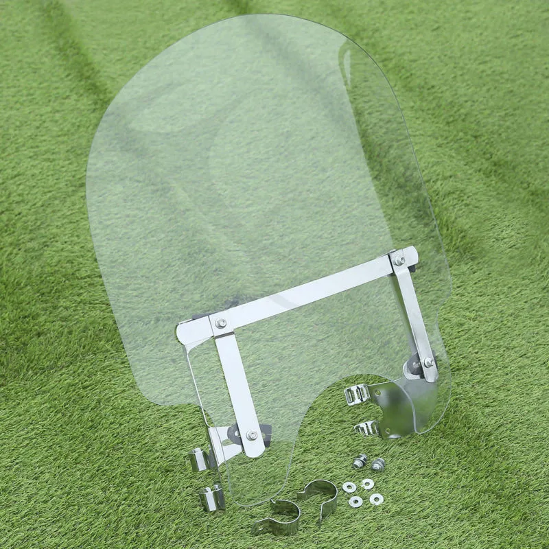 Motorcycle 39mm Clamp Windscreen Shield For Harley Dyna Super Glide