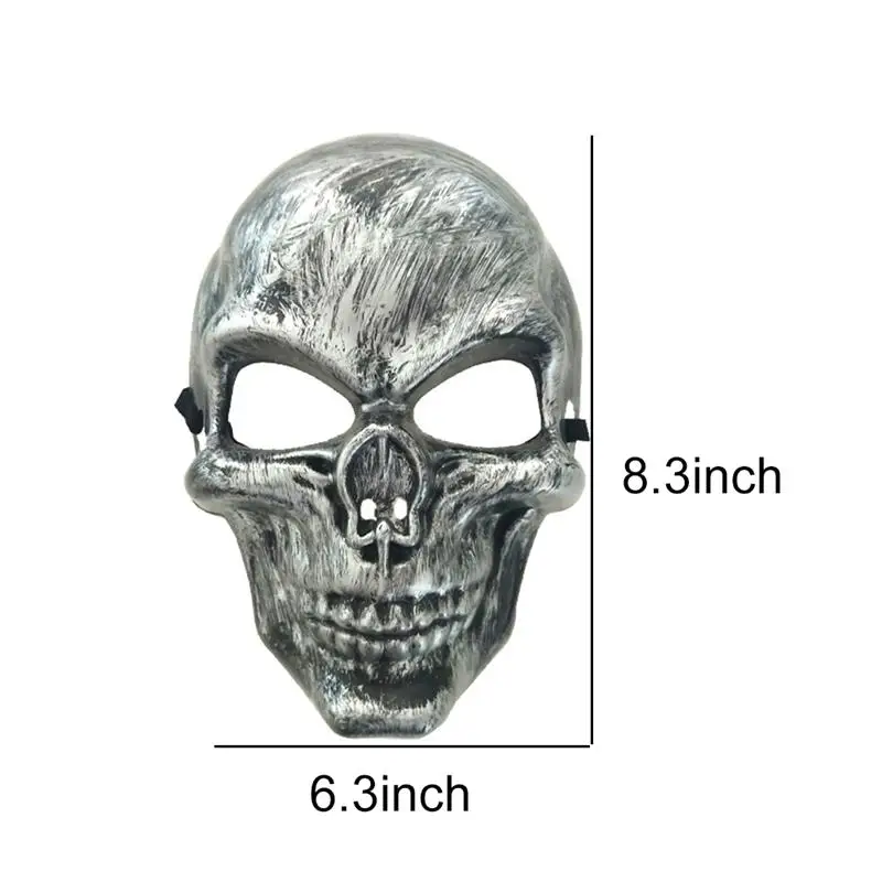 Фестиваль череп маска Хэллоуин маска Ужасный Скелет голова полный костюм маска для лица Вечерние Маски для детей взрослых женщин мужчин
