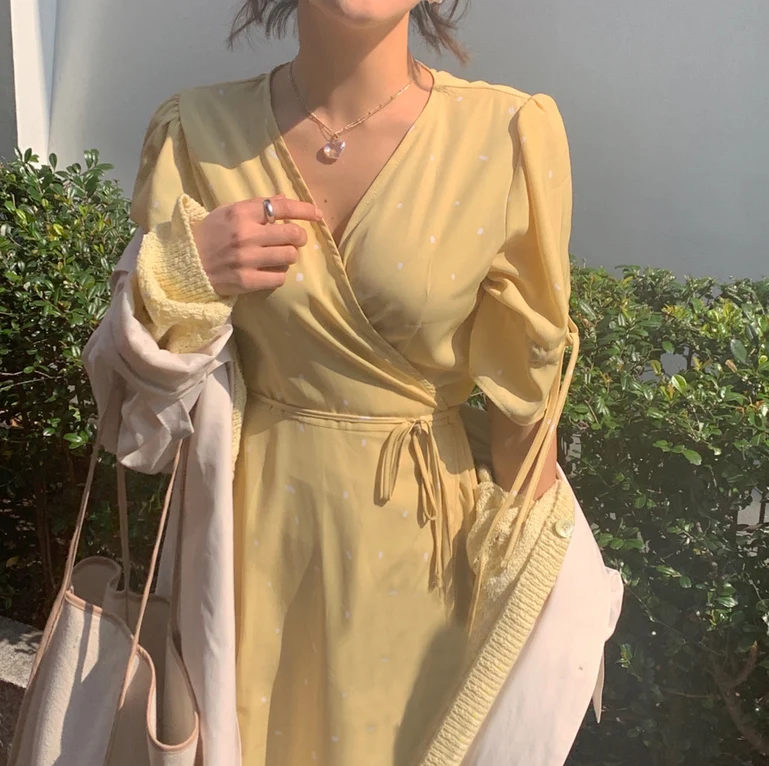 

Women Summer Dress 2019 Short Sleeve Bow Tie Sexy V-neck Ruffle Trim Casual Maxi Long Wrap Dress Vestidos Mujer Plus Size
