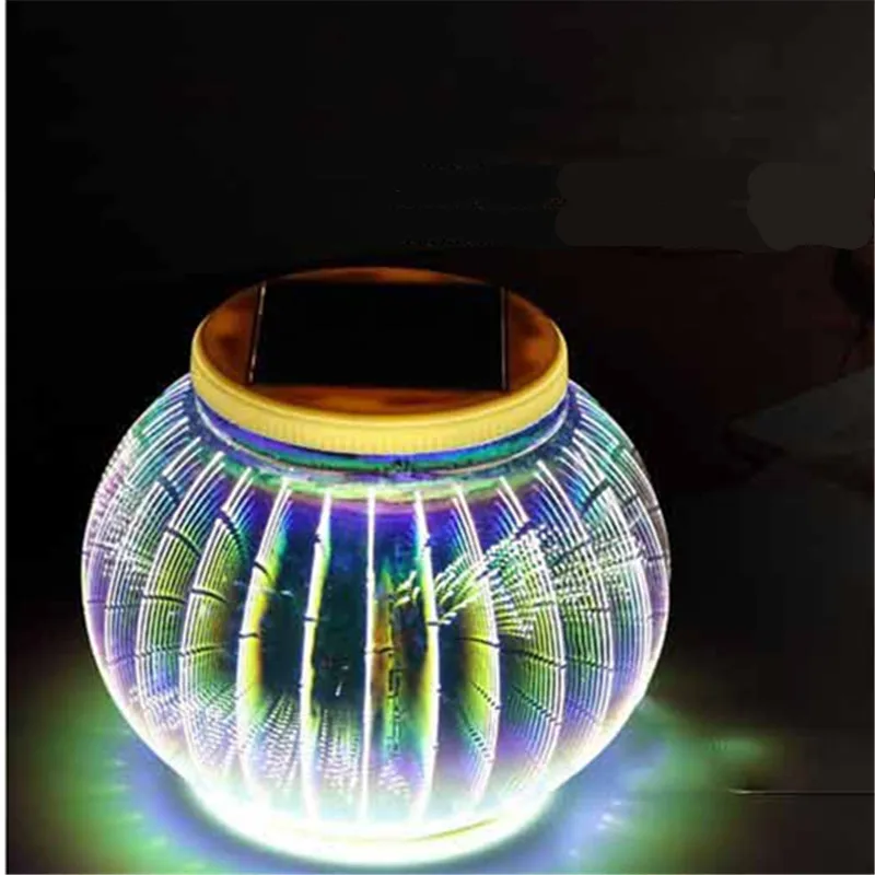 

LED Solar Powered Wall Night Light 3D Plated Lantern Garden Motion Sensor Lamp Fairy Solar Energy Battery Outdoor Home Garland