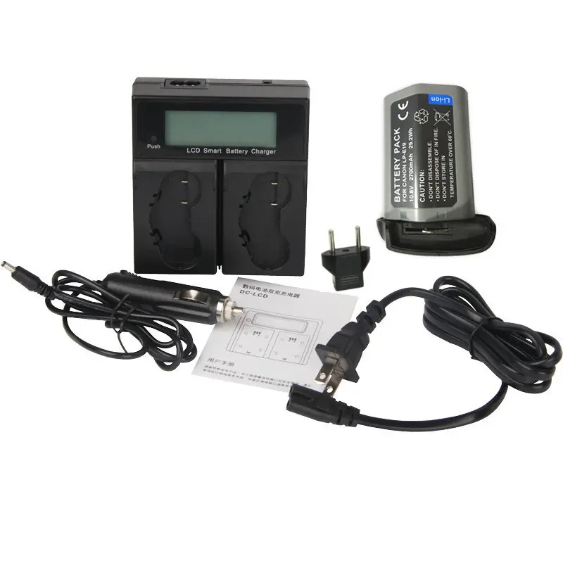 

LP-E19 LPE19 Full Decoded Battery+Charger for Canon LP-E4 LP-E4N LPE4N EOS 1DX MARK 2, 1DX , 1DS MARK 3,1D MARK 3,1D MARK 4.