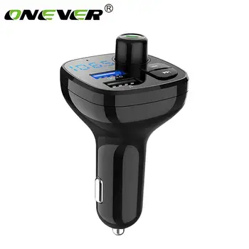 

12-24V Car Dual USB FM Transmitter Mp3 Player LED Display Car Charger Adapter Bluetooth Hands-Free Support TF Card Electronics