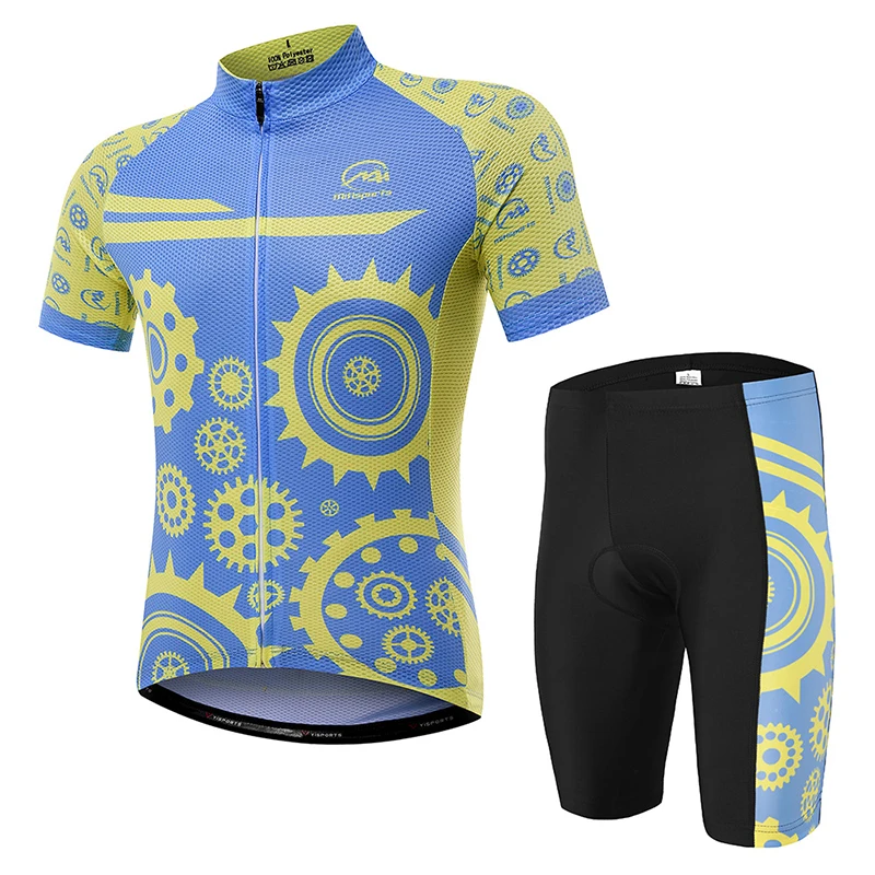 Short Sleeve Bike Sets Cycling Jersey Set UV Protection Cycling