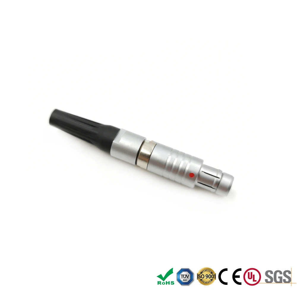 

0F 102 Series 2 3 4 5 6 7 9 Pin Male Plug Waterproof IP68 Connector