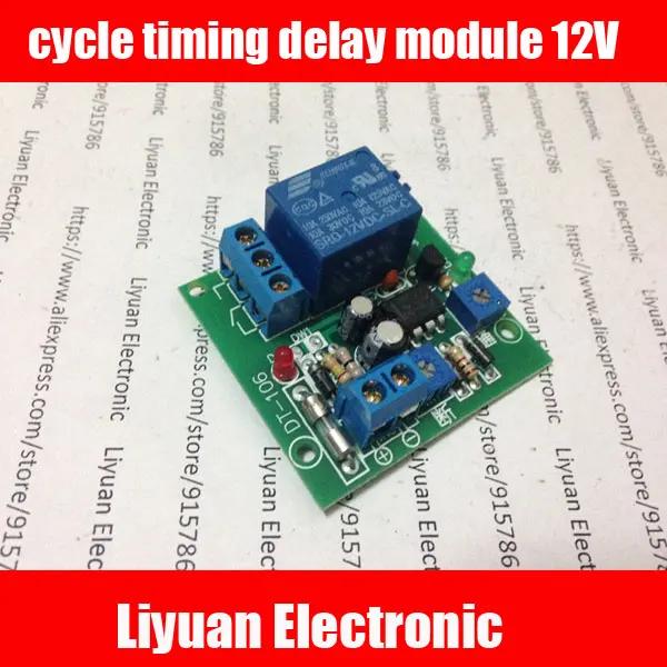 1pcs cycle timing delay module 12V relay switching cycle delay wiper