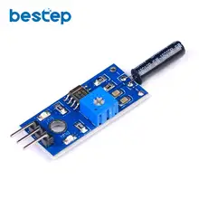 1 шт. LM393 нормально открытый вибрации сенсор модуль вибрации переключатель вибрации сенсор модуль