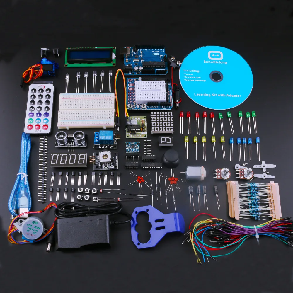 Стартовый набор для Arduino Project DIY с учебным пособием реле 5 В модуль питания