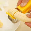 Stainless Steel Banana Cutter Fruit Vegetable Sausage Slicer Salad Sundaes Tools Cooking Tools Kitchen Accessories Gadgets ► Photo 2/6